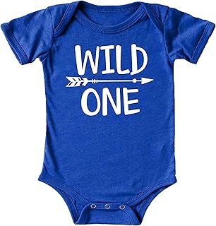 Olive Loves Apple Wild One Baby Boys 1st Birthday Outfit Smash Cake Outfit Wild One First Birthday Bodysuit for Boys