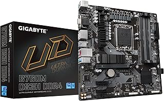 لوحة ام DS3H DDR4 من جيجابايتLGA 1700 انتل M ATX B760 وM.2 مزدوج منفذ PCIe 4 USB 3.2 نوع C LAN 2.5 جيجابت كيو فلاش بلس EZ لاتش موديلB760M B760M مايكرو ايه تي اكس