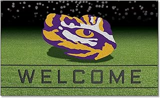 بساط باب خارجي من المطاط فتات 19969 LSU Tigers من FANMATS - 45.72 سم × 76.2 سم