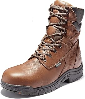 حذاء رجالي ماركة Timberland PRO 47019 TiTAN 8" مقاوم للماء وآمن عند الأصابع، من تيمبرلاند برو