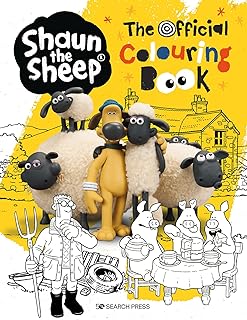 Search Press Shaun the Sheep: The Official Colouring Book