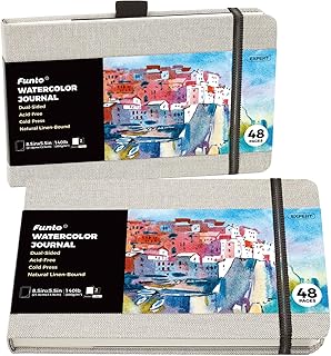 Funto Watercolor Journal, 8.5x5.5", 2 Pack