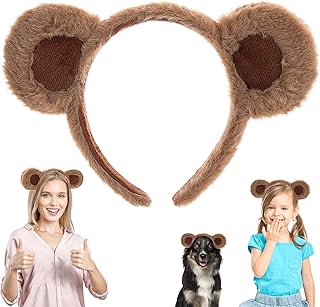 WLLHYF Bear Ears Headband