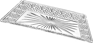 غودينغر صينية كريستال مستطيلة من دبلن 12 انش × 6.5 شفاف