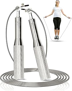 RIGID FITNESS High-Speed Adjustable Jump Rope - Skipping Rope for Crossfit, Boxing, Fitness, and Workouts, Suitable for Both Women, men and Kids - Gym and Home Exercises