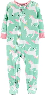 Carter's Baby Girls' 1 Piece Fleece Sleepwear