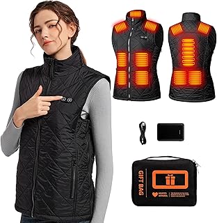 Heated Vest, Heated Vest For Women With 16000Mah Battery Pack Included,Womens Warming Electric Heating Vest Jacket