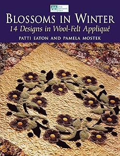 Blossoms in Winter: 16 Designs in Wool Felt AppliquË Print on Demand Edition