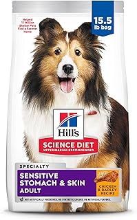 Hill's Science Diet Dry Dog Food, Adult, Sensitive Stomach & Skin, Chicken Recipe, 15.5 lb. Bag