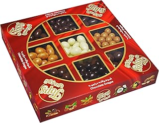 شوكولاتة توبس دراجية حشوات مختلفة 450 جم Tops Dragee Chocolate with various fillings 450 g