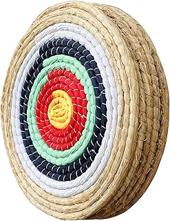 Swatlo Archery Targets for Backyard 20 Inch Traditional Hand-Made Round Straw Archery Target Bow & Arrow Target for Archery Practice