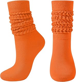 Slouch Socks Women Scrunch Sock Knee High Slouchy Socks for Women Size 6-11