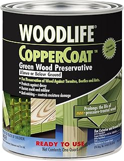 Rust-Oleum 1904 A Wolman (woodlife) coppercoat green wood preservative-below floor, quart, 1904A