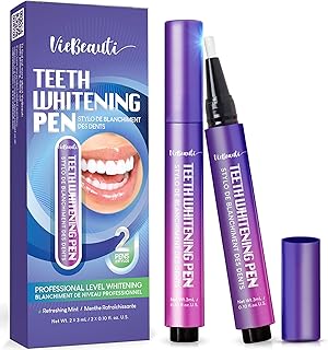 Viebeauti Teeth Whitening Pen Gel: Tooth Whitener with Carbamide Peroxide for Sensitive Teeth - Professional Dental Stain Remover for an Instant Bright Smile