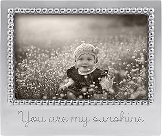 ماريبوسا اطار بتصميم عبارة «You are My Sunshine» من 3906SU مقاس 4 انش × 6 انش، لون اسود ورمادي