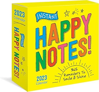 2023 Instant Happy Notes Boxed Calendar, 365 Reminders to Smile and Shine!