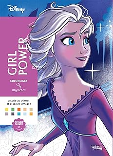 Coloriages mystères Disney - Girl Power