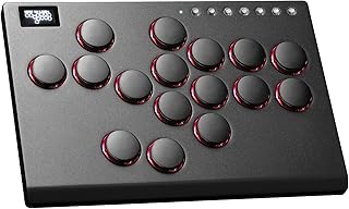 Arcade Stick وحدة تحكم ذات 16 زرًا للتبديل الكمبيوتر الشخصي PS4 PS3 Steam Deck عصا التحكم Fighting مع Turbo وRGB مخصصة تبديل سريع ودعم SOCD M16-EU