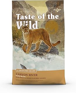 Taste Of The Wild Grain Free High Protein Real Meat Recipe Canyon River Premium Dry Cat Food 6.35Kg