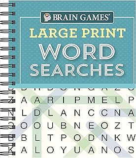 Brain Games - Large Print Word Searches (Teal)