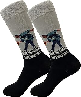 Balanced Co. Stanley Hudson Dress Socks Michael Scott Funny Socks Crazy Socks Casual Cotton Crew Socks