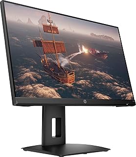 شاشة اتش بي FHD 144Hz 1ms جي تي جي IPS بتقنية فري سينك للالعاب - 24 انش، سوداء X24ih، LCD، 1920 x 1080، 1920 x 1080