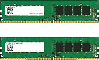 ماشكن مجموعة ذاكرة UDIMM DDR4 DDR4 32GB (2x16GB) 3200MHz (PC4-25600) CL-22 - 288 دبوس 1.2 فولت RAM للكمبيوتر - قناة مزدوجة - جهد منخفض - (MES4U320NF16GX2)