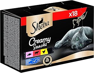 SHEBA Creamy Snack for Cats Creamy Treats 3 x 6 x 12 g Multipack