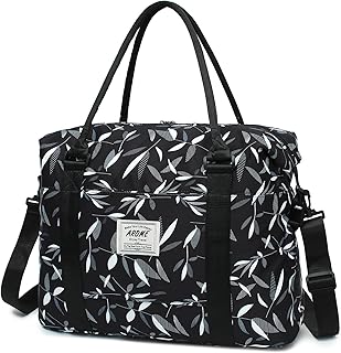 Weekender Bags for Women, AROME Travel Duffel Bag Overnight Weekend Bag Sports Gym Tote Bag with Wet Pocket & Flight Approved