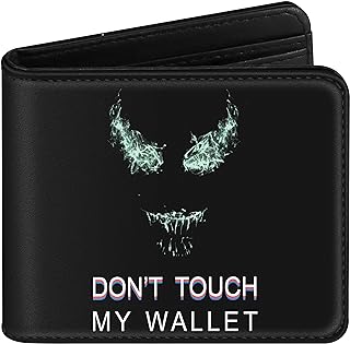 Pegmode Boys Wallet Cute Leather Bifold Wallet for Teen Boys Funny Cool Credit Card Cash Id Holder RFID Blocking Fun Black Bi Fold Small Wallets with Coin Pocket Slim Aesthetic Teens Youth Guys