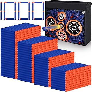 Refill Darts Foam Bullets Kompatibel mit Nerf Gun Elite, Darts Munition passend für N-Strike Elite Series Blasters Nerf Toy Gun