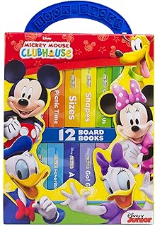 M1l My First Library Mickey Mouse: 12 Board Books