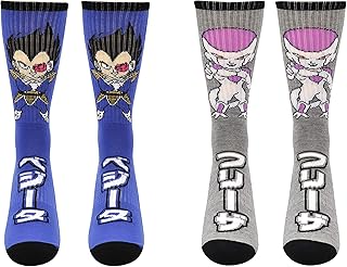 Dragon Ball Z Athletic Socks (2 Pair) - Vegeta &