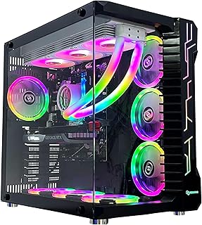 كمبيوتر العاب من سيت اب ماستر - انتل i5 12400F -2.5GHZ / RTX 4060 8GB / RGB RAM 16GB / برايم B760M-K D4 / 1TB M.2 NVME الجيل الرابع / مبرد ايفرست 360 ملم / وحدة امداد الطاقة 850 واط ذهبي / ويندوز 11