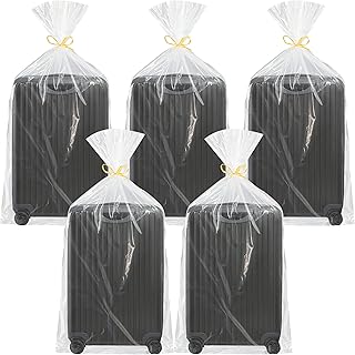 GwaOery Clear Giant Storage Bags, 7PCS Plastic Storage Bags for Dustproof Moistureproof, Jumbo Plastic Moving Bags Packing Luggage for Clothes Suitcase Furniture Chair Blanket Big Plush Toys