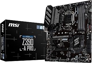 لوحة ام للالعاب موديل Z390-A PRO LGA1151 الجيل الثامن والتاسع من انتل 2 ومنفذ يو اس بي 3.1 والجيل الثاني عرض اتش دي اي وسي اف اكس ثنائي جيجابت للشبكة الداخلية ايه تي Z390 DDR4 برو