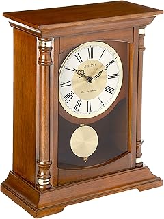 سيكو Baron Mantel Chime Clock, بني