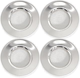 BEYLAB Set of 4 Colanders for Oil Burners Stainless Steel Sieve for Incense Burners with Sieve Diameter 7.5 cm