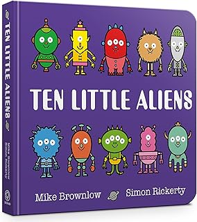 Ten Little Aliens Board Book