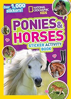 National Geographic Kids Ponies And Horses Sticker Activity Book: Over 1,000 Stickers!