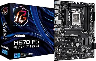 لوحة ام بي جي ريبتايد H670 من ايه اس روك DDR4 ومعالج 1700، LGA 1700