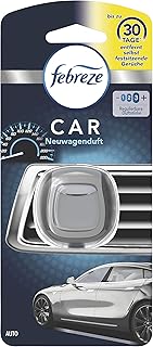 Febreze Car Air Freshener 2 ml, Car Clip Starter Set, New Car Fragrance, Fights Odours in the Car, 1 Unit