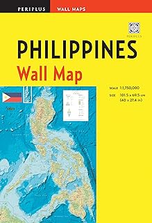 Philippines Wall Map Second Edition: Scale: 1:1,750,000; Unfolds To 40 X 27.5 Inches (101.5 X 70 Cm)