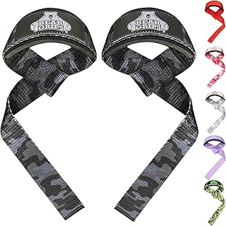 Bear Grips Lifting Straps Gym, Wrist Straps for Weightlifting, Gym Straps, Weightlifting Straps, Deadlift Straps, Weight Lifting Straps for Men, Weight Straps Lifting Women, 2 Lifting Strap