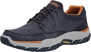 حذاء Skechers USA رجالي Respected-Loleto Moc Toe برباط مطاطي سهل الارتداء، من سكتشرز