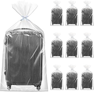 Extra Large Clear Plastic Storage Bags, 10 pcs 90 * 126CM Flat Large Plastic Bags for Luggage, Suitcase, Furniture, Quilts, Plush Toys, Office Chairs