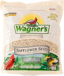 Wagner's 57075 Safflower Seed Wild Bird Food, 5-Pound Bag