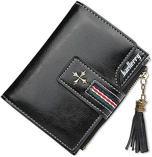 Small Wallet for Women, RFID Blocking Women's Wallet with Zipper Pocket, Small Leather Wallet with Multiple Card Slots and SD Card Slots for Credit Cards, ID, and Bills