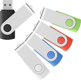 انفين ذاكرة فلاش USB متعددة العبوات (5 الوان متنوعة، 3.0 128GB)