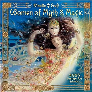 Women of Myth & Magic 2025 Fantasy Art Wall Calendar by Kinuko Craft